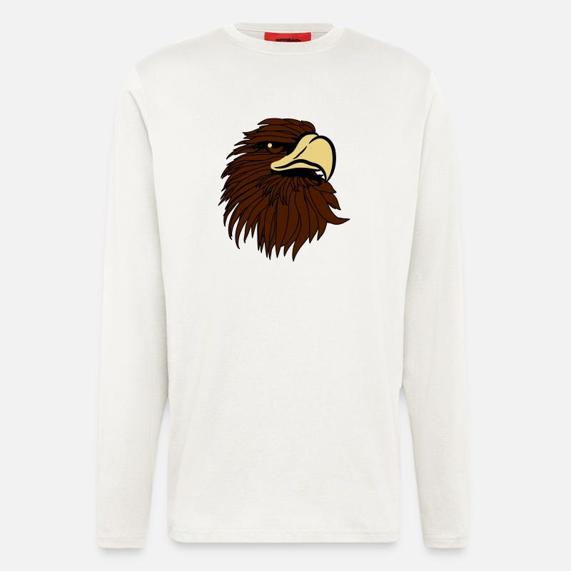 Adler adlerkopf - Langarmshirt - made by SPREAD - OFF WHITE