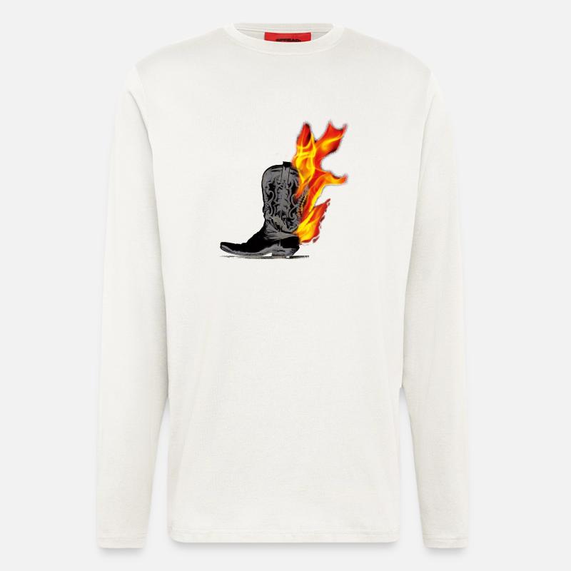 kl_linedance35b - Langarmshirt - made by SPREAD - OFF WHITE