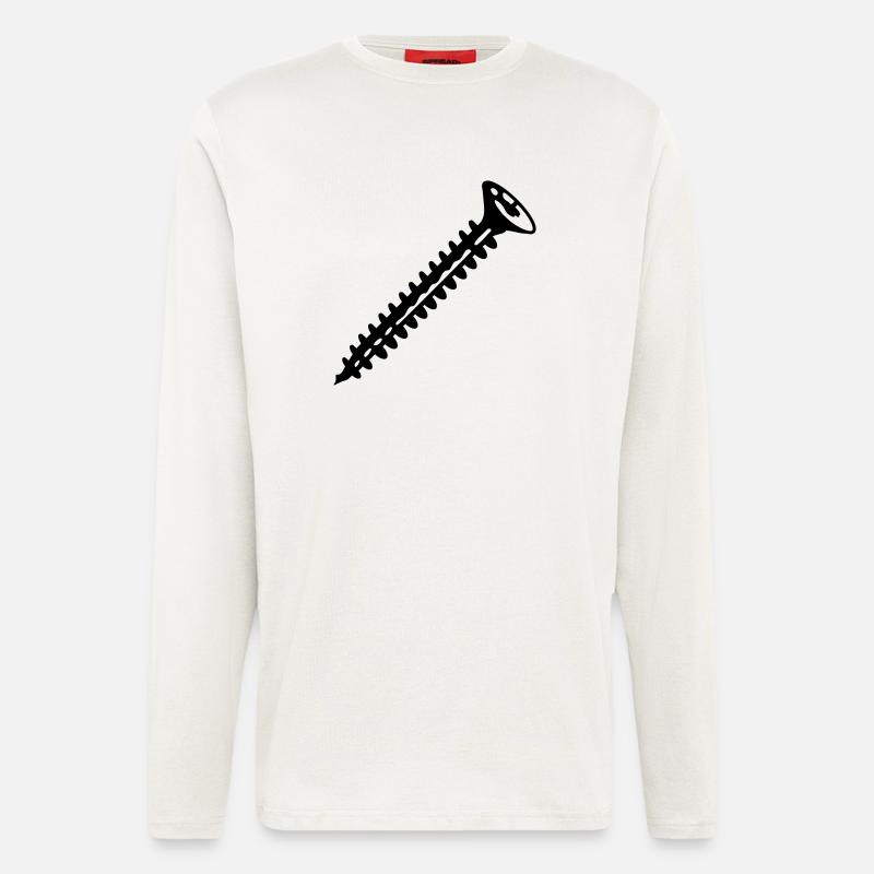 Schraube - Langarmshirt - made by SPREAD  - OFF WHITE