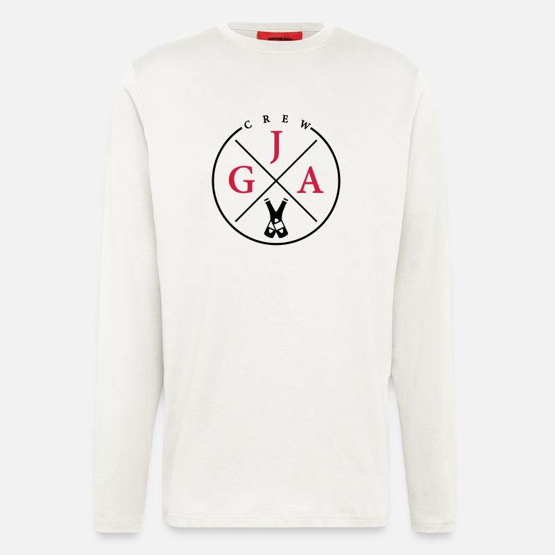 jga crew bier - Langarmshirt - made by SPREAD  - OFF WHITE