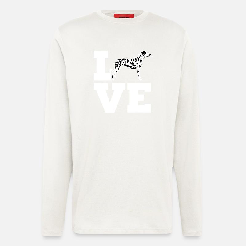 Dalmatiner - Langarmshirt - made by SPREAD  - OFF WHITE