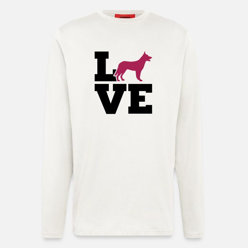 German Shepherd - Longsleeve - made by SPREAD  - OFF WHITE