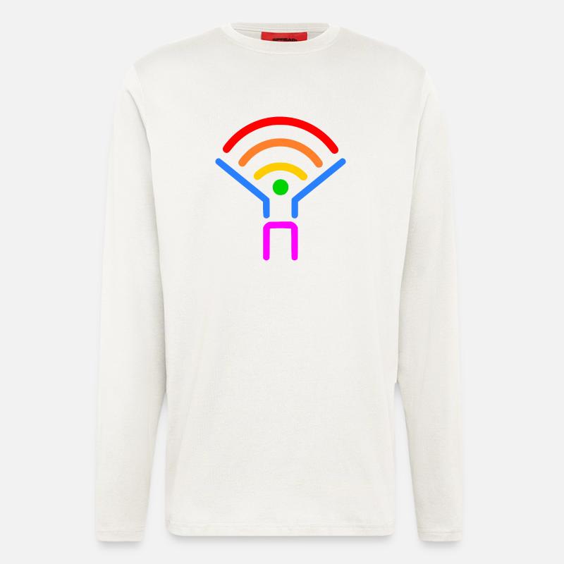Lgbt - Langarmshirt - made by SPREAD  - OFF WHITE