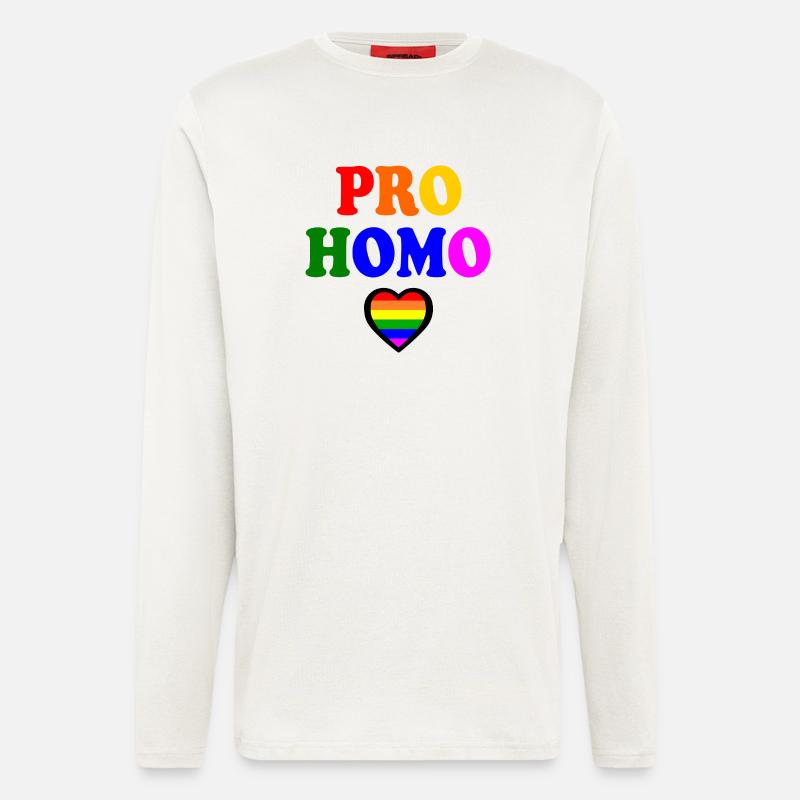Pro homo - Langarmshirt - made by SPREAD  - OFF WHITE