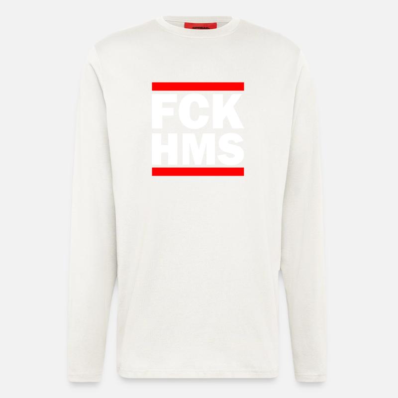 Fck hms - Langarmshirt - made by SPREAD  - OFF WHITE