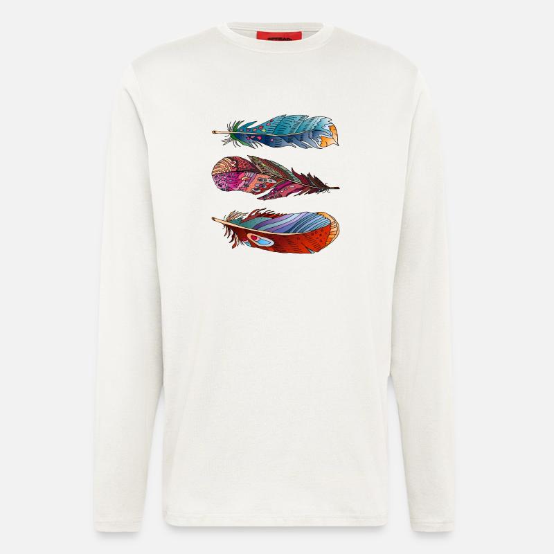 Feder - Langarmshirt - made by SPREAD  - OFF WHITE