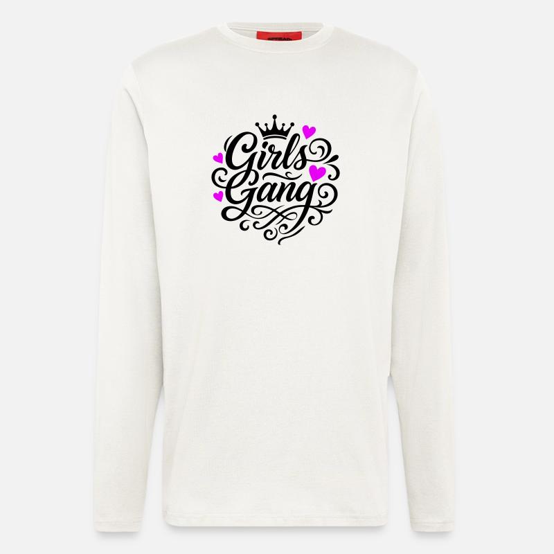 Mädchen Gang - Langarmshirt - made by SPREAD  - OFF WHITE