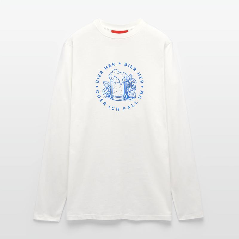 Bienen hier - Oder ich fall um! Langarmshirt - made by SPREAD 