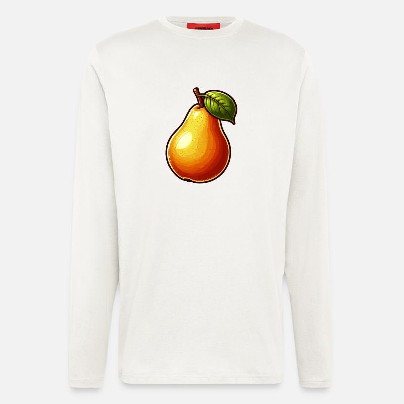 Pear - Fruit - Longsleeve - made by SPREAD  - OFF WHITE