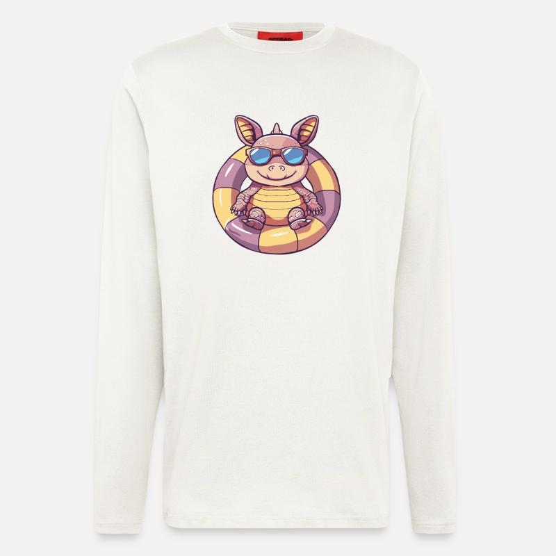 Armadillo Comic Cool - Longsleeve - made by SPREAD  - OFF WHITE