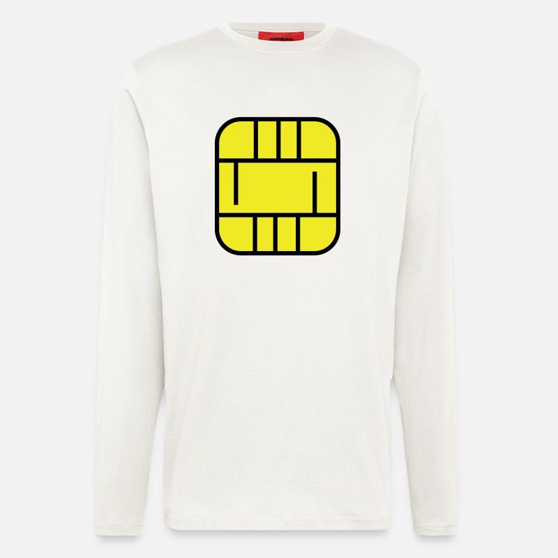 Microchip - Longsleeve - made by SPREAD  - OFF WHITE