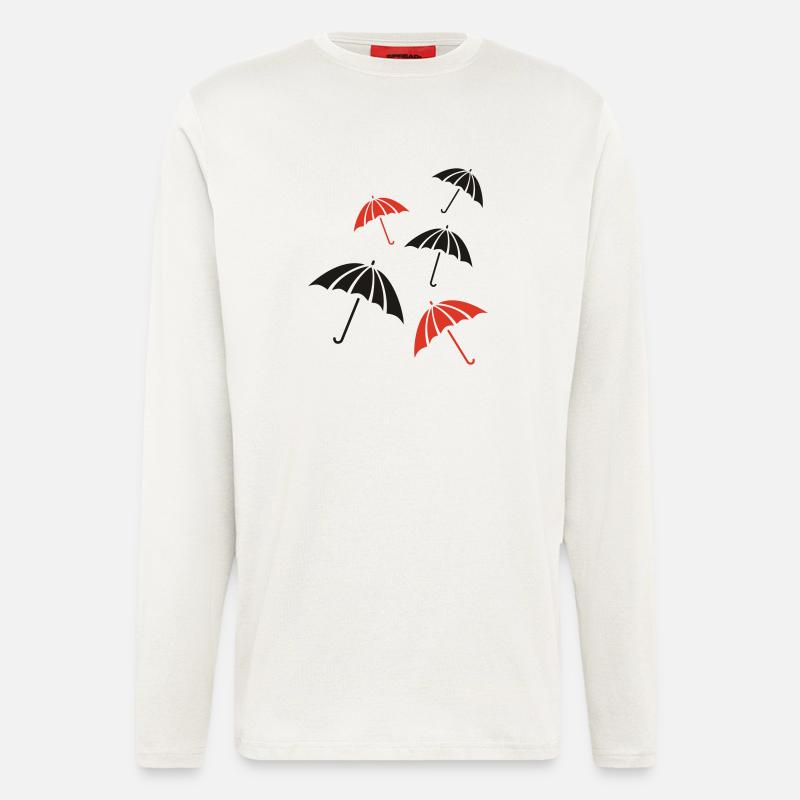 Schirmregen - Langarmshirt - made by SPREAD  - OFF WHITE