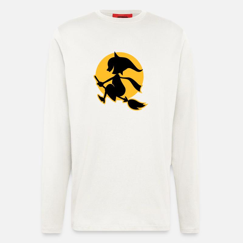 vl034b_hexe_2c - Langarmshirt - made by SPREAD  - OFF WHITE