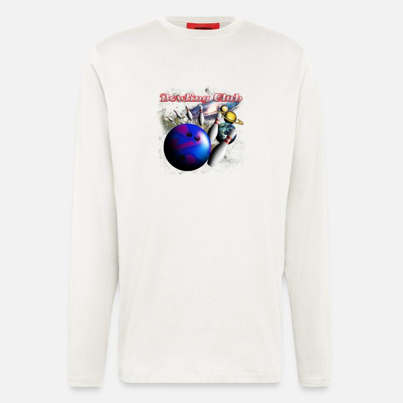 bowling_space_a - Longsleeve - made by SPREAD  - OFF WHITE