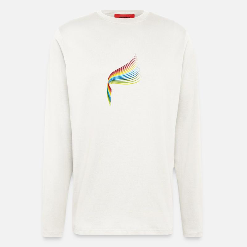 Rainbow - Longsleeve - made by SPREAD  - OFF WHITE