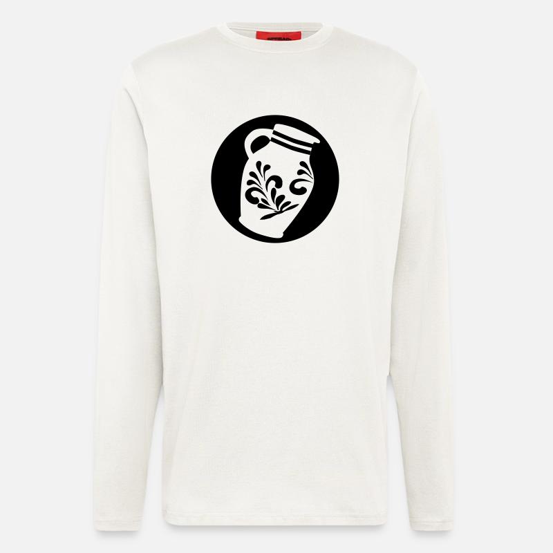 Bembel und FFM Geschenke - Langarmshirt - made by SPREAD  - OFF WHITE