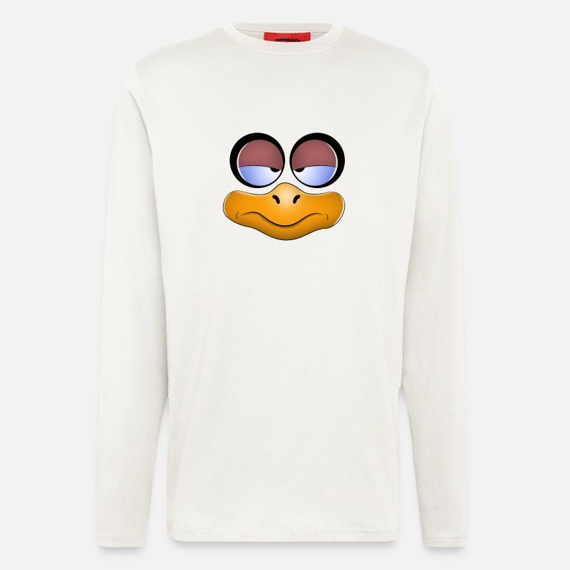 genervter Blick - Langarmshirt - made by SPREAD  - OFF WHITE