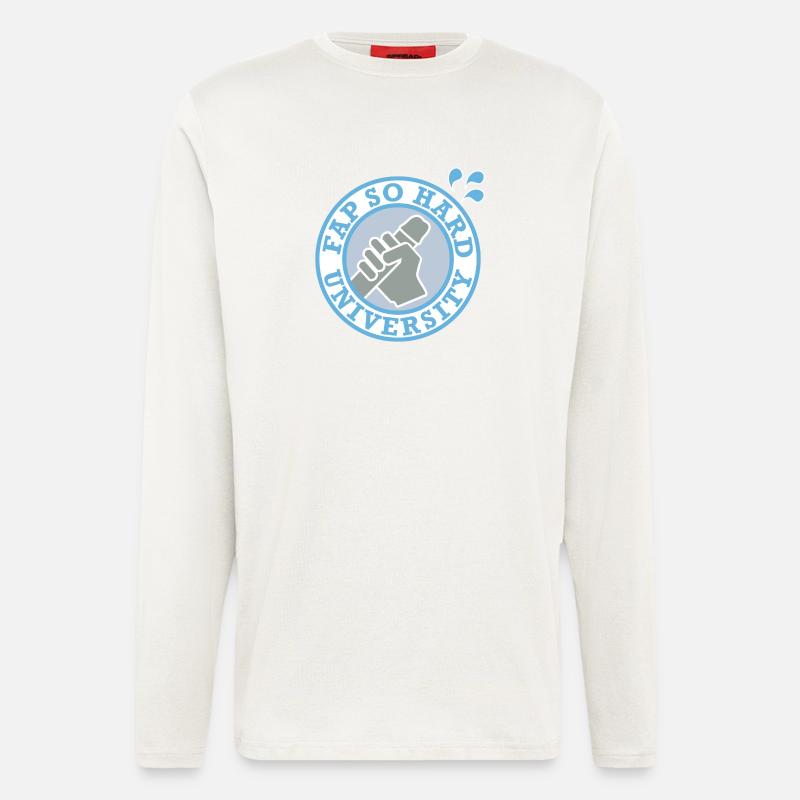 FAP SO HARD UNIVERSITY - Langarmshirt - made by SPREAD  - OFF WHITE