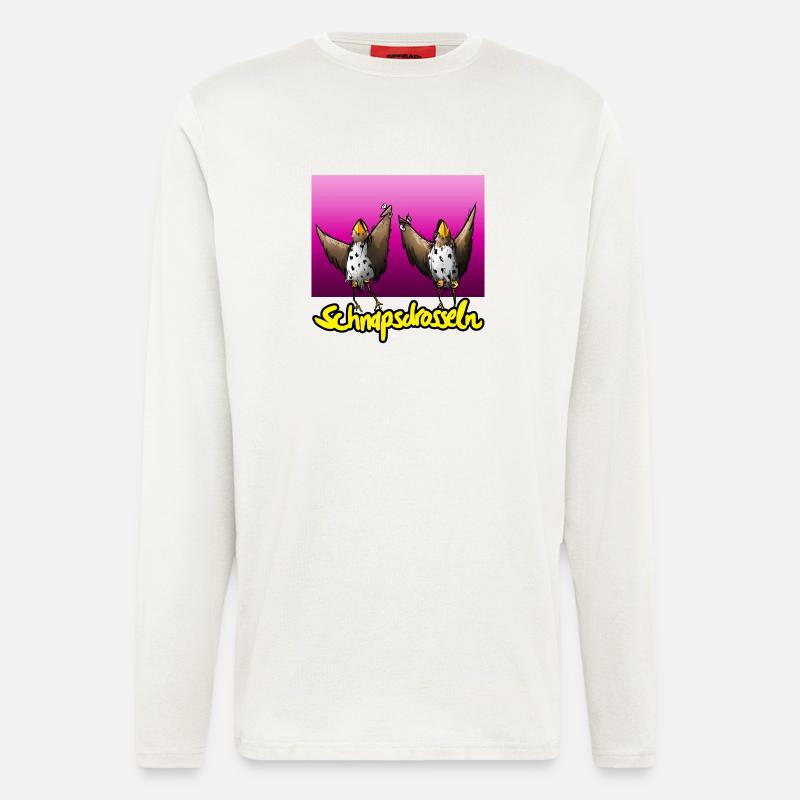 Schnapsdrosseln - Langarmshirt - made by SPREAD  - OFF WHITE