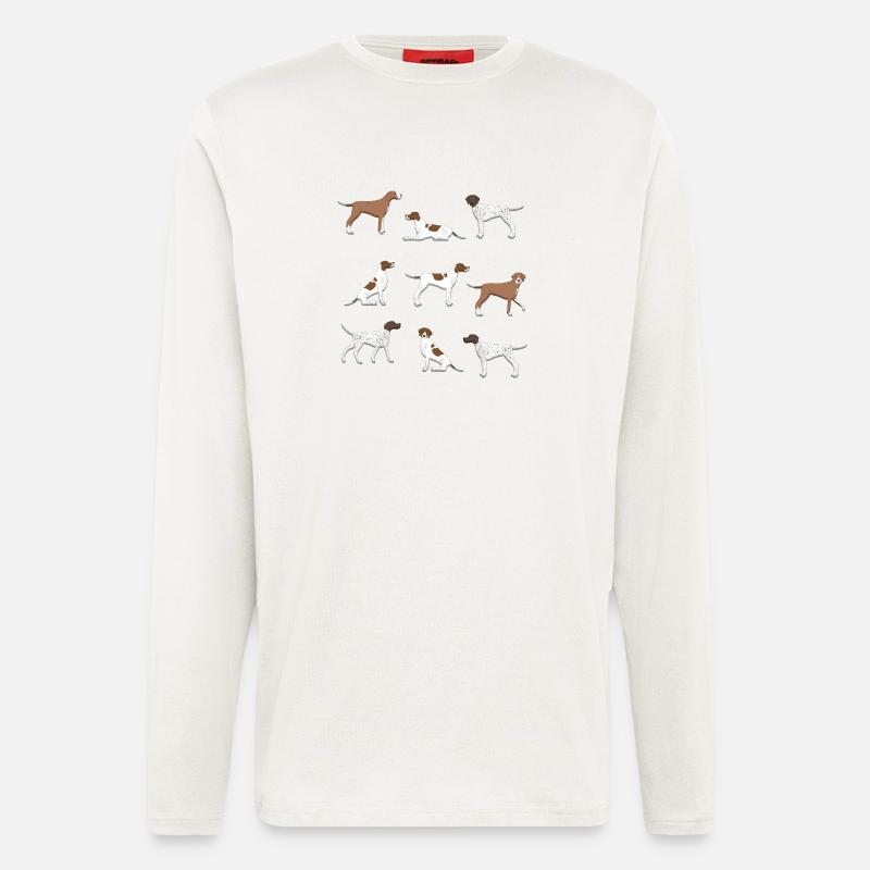 Pointer Auswahl - Langarmshirt - made by SPREAD  - OFF WHITE
