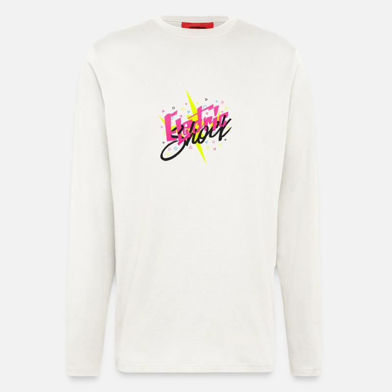 Electric Shock - Langarmshirt - made by SPREAD  - OFF WHITE