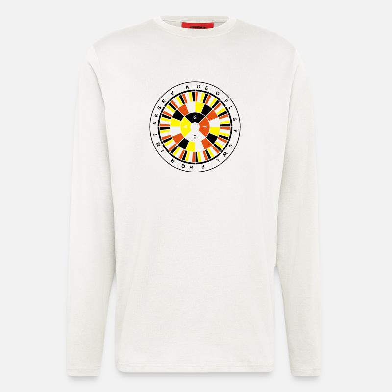 Genetic Code Nerd v1 - Langarmshirt - made by SPREAD  - OFF WHITE