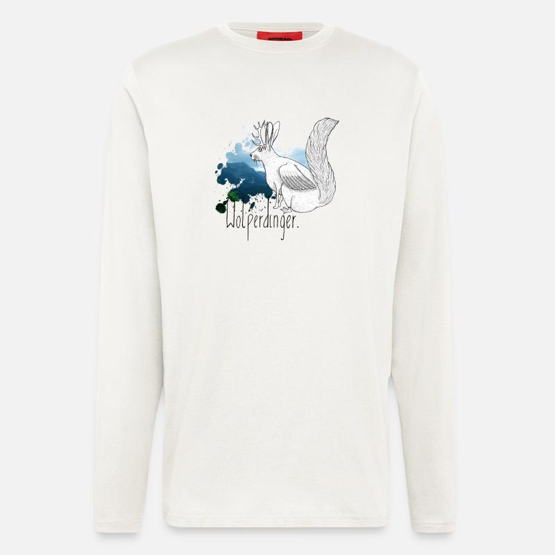 wolperdinger in de berg - Langarmshirt - made by SPREAD  - OFF WHITE