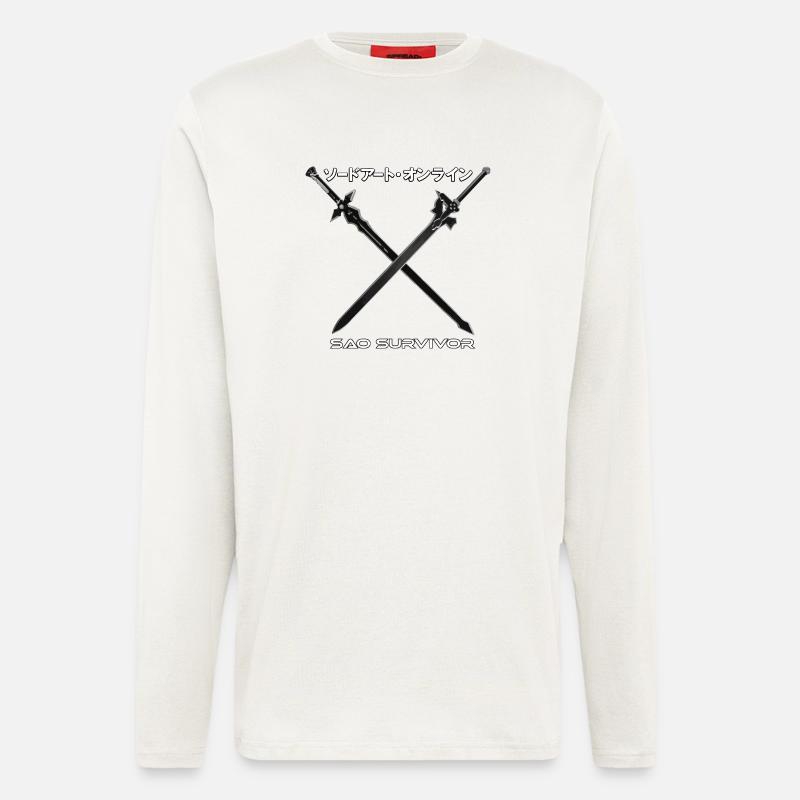 SAO SURVIVOR - Langarmshirt - made by SPREAD  - OFF WHITE