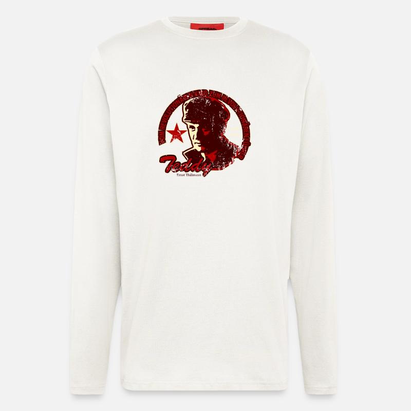 thälmann ernst - Langarmshirt - made by SPREAD  - OFF WHITE