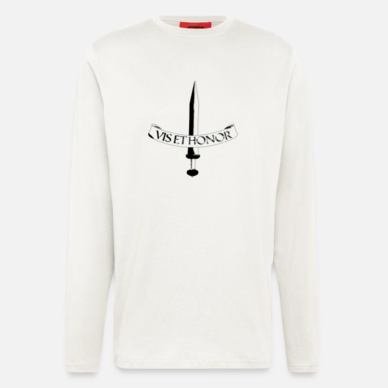 vis et honor2 - Langarmshirt - made by SPREAD  - OFF WHITE