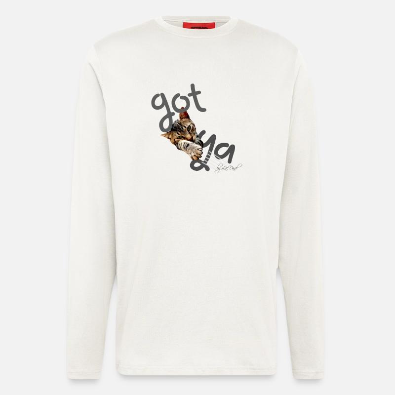 cat - Langarmshirt - made by SPREAD  - OFF WHITE