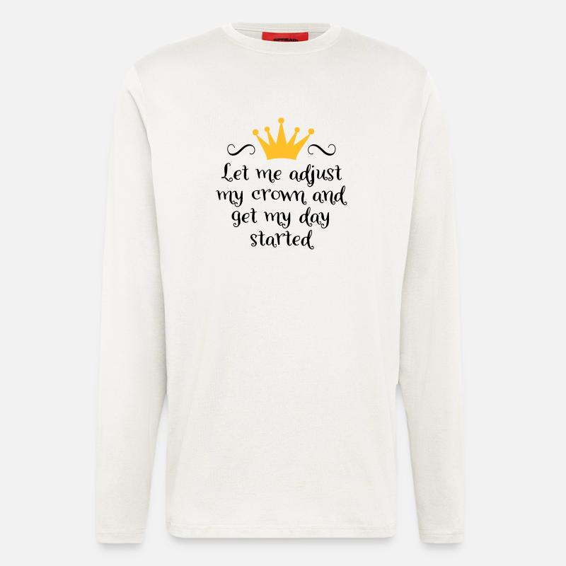 Krone - Langarmshirt - made by SPREAD  - OFF WHITE