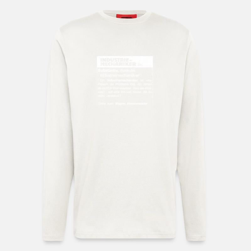 Industriemechaniker - Langarmshirt - made by SPREAD  - OFF WHITE