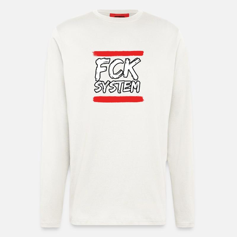 FCK SYSTEM - Langarmshirt - made by SPREAD  - OFF WHITE