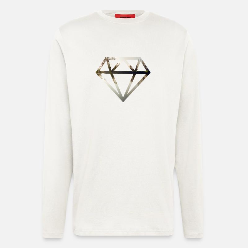 diamant - Langarmshirt - made by SPREAD  - OFF WHITE