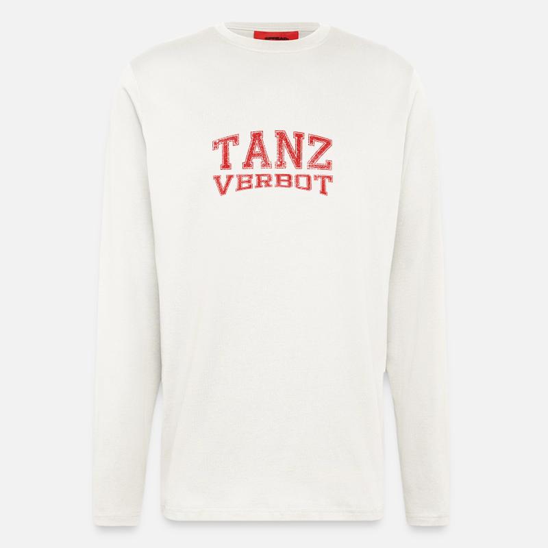 Dance ban on Red - Longsleeve - made by SPREAD  - OFF WHITE