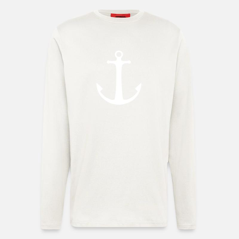 ANKER WEIß - Langarmshirt - made by SPREAD  - OFF WHITE