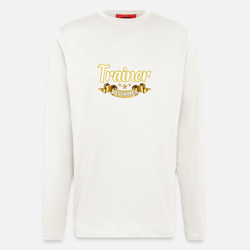 Trainer des Jahres - Langarmshirt - made by SPREAD  - OFF WHITE