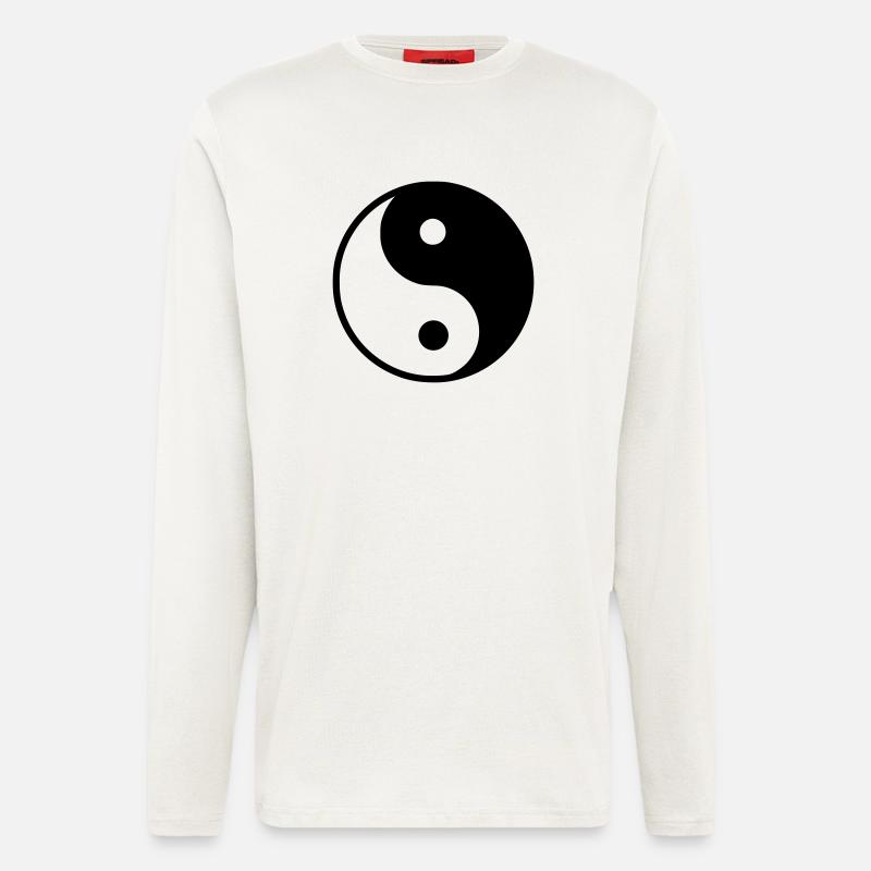 Ying Yang - Langarmshirt - made by SPREAD  - OFF WHITE