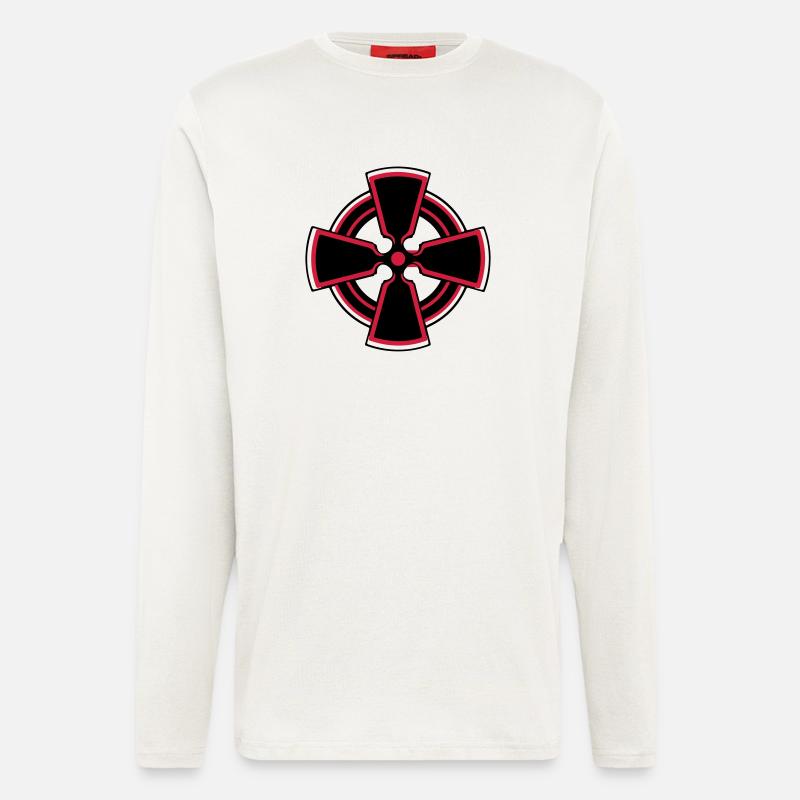 celtic_cross - Langarmshirt - made by SPREAD  - OFF WHITE