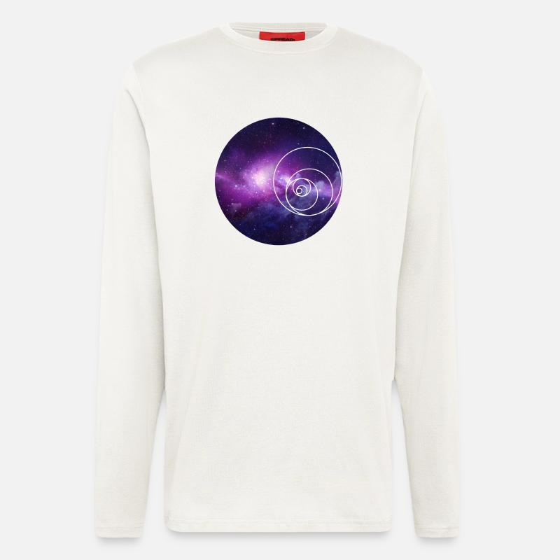 Galaxy Circle - Langarmshirt - made by SPREAD  - OFF WHITE