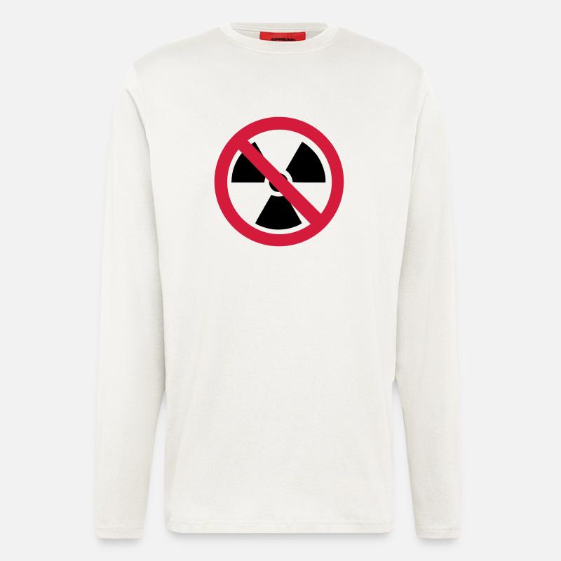 No atomic energy - Longsleeve - made by SPREAD  - OFF WHITE