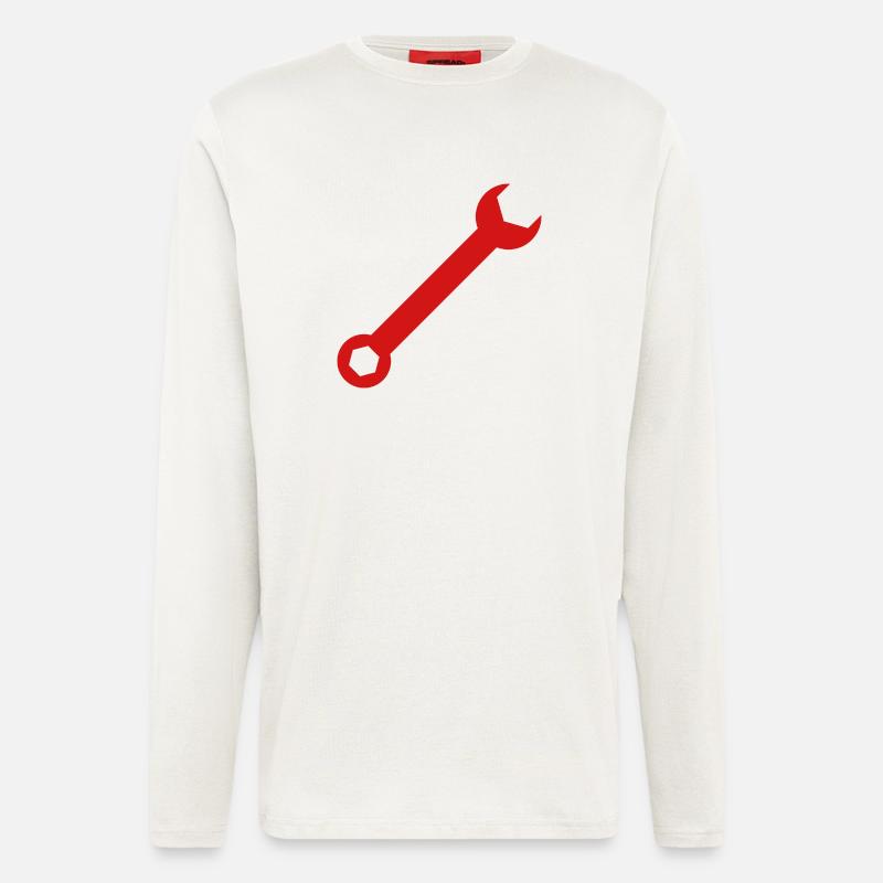 Schraubenschlüssel 3 - Langarmshirt - made by SPREAD - OFF WHITE