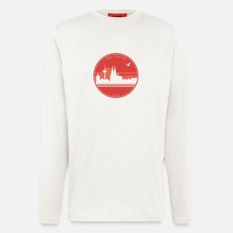 Köln Silhouette - Langarmshirt - made by SPREAD  - OFF WHITE