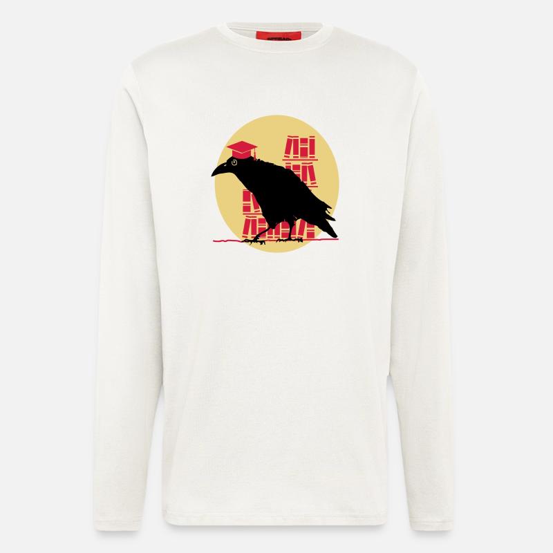 Dr. Crow - Langarmshirt - made by SPREAD  - OFF WHITE