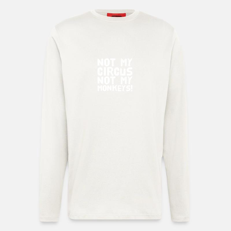 Monkey Circus - Longsleeve - made by SPREAD  - OFF WHITE