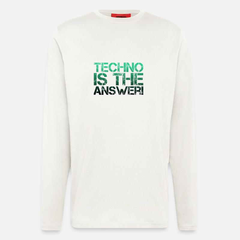 TECHNO - Langarmshirt - made by SPREAD  - OFF WHITE