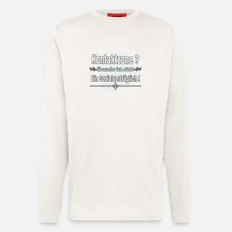 Kontaktzone - Langarmshirt - made by SPREAD  - OFF WHITE
