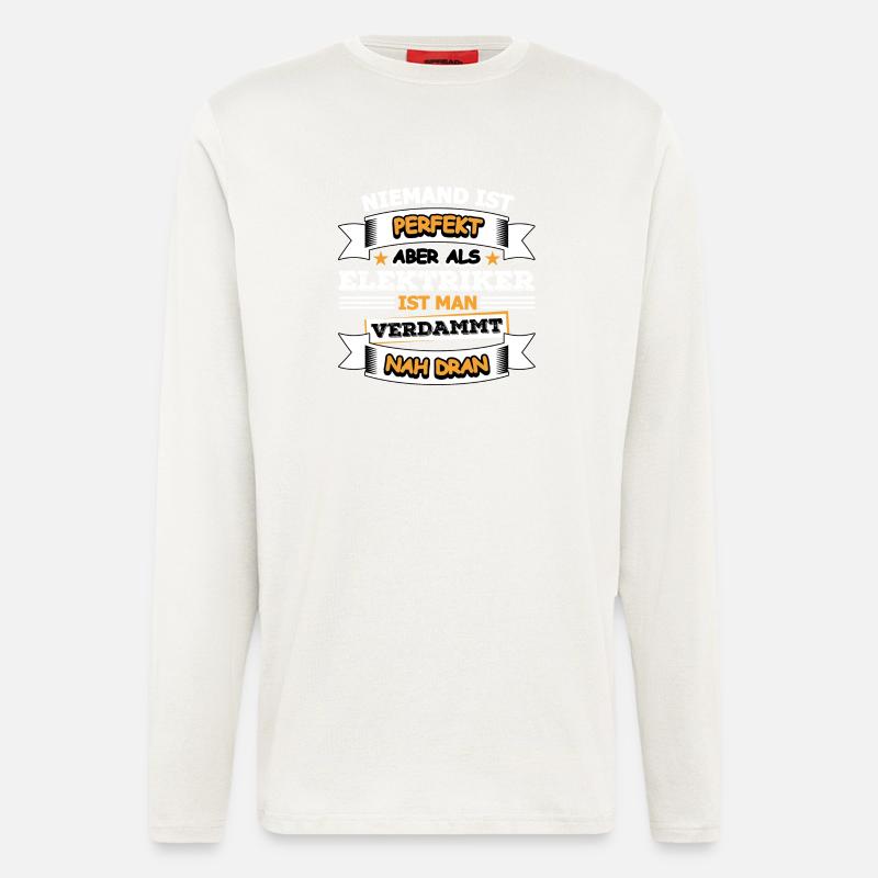 Elektriker - Langarmshirt - made by SPREAD  - OFF WHITE