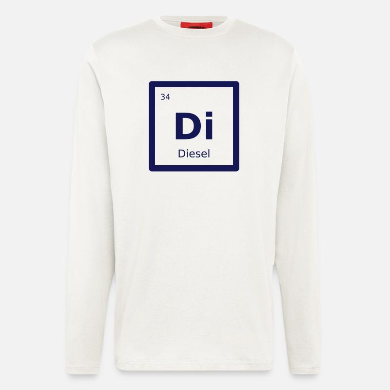 Diesel (Element) - Langarmshirt - made by SPREAD  - OFF WHITE